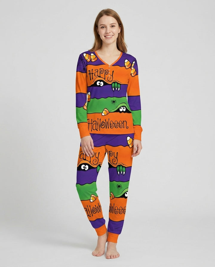Happy Halloween Bamboo Women Pajama Set