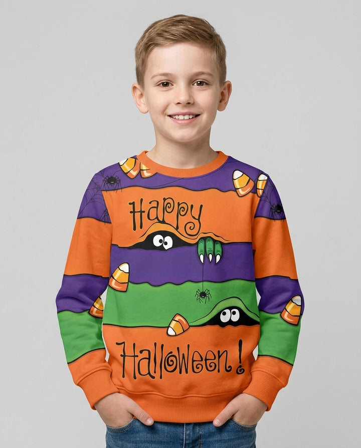 Happy Halloween Bamboo Crewneck Sweatshirt