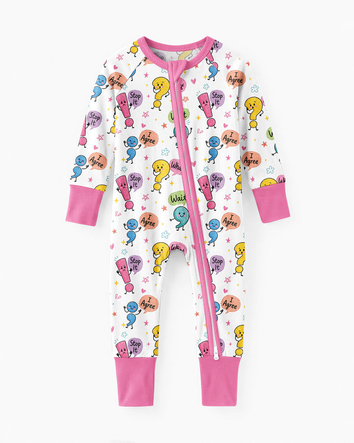 Punctuation Emotion Bamboo Convertible Zippy