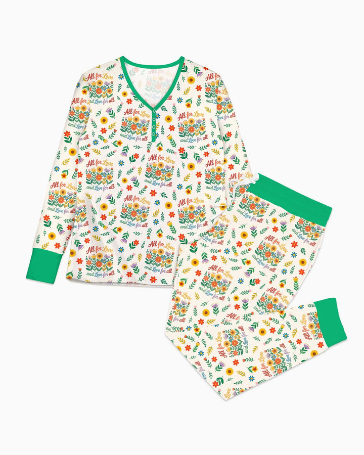 Vorlage Bambus Damen Pyjama Set