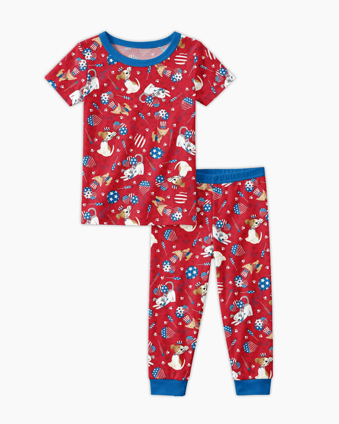 Zweiteiliges, kurzärmliges Pyjama-Set mit Marienkäfern