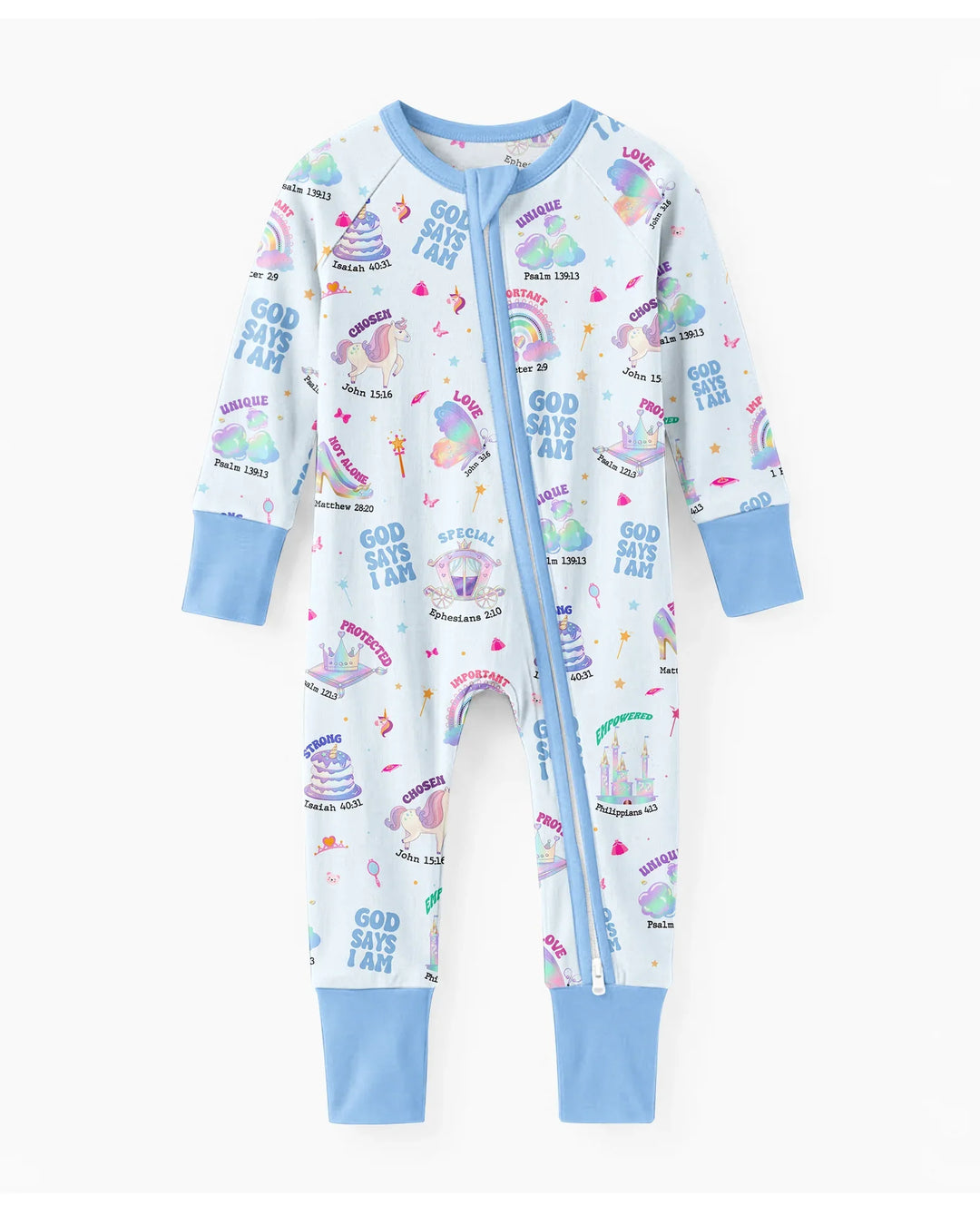 God Says I Am Girl Bamboo Convertible Zippy