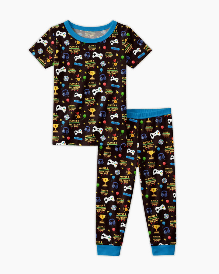 Zweiteiliges, kurzärmliges Pyjama-Set mit Marienkäfern