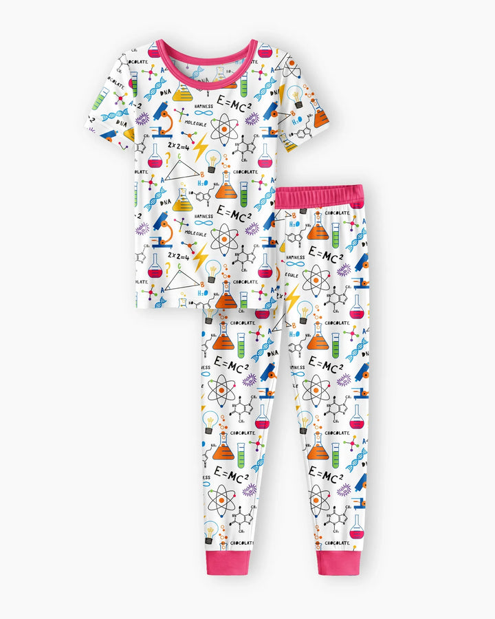 Zweiteiliges, kurzärmliges Pyjama-Set mit Marienkäfern