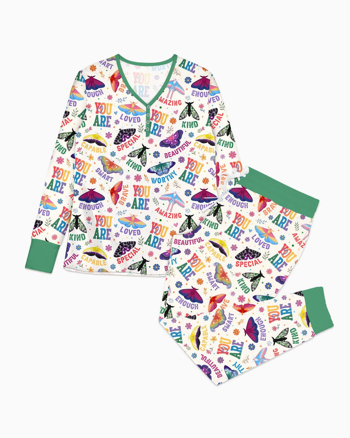 Vorlage Bambus Damen Pyjama Set