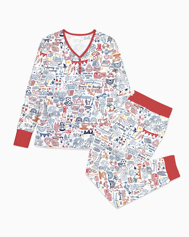 Vorlage Bambus Damen Pyjama Set