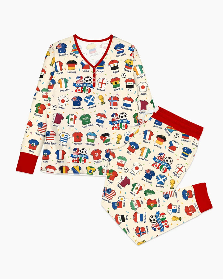 Vorlage Bambus Damen Pyjama Set