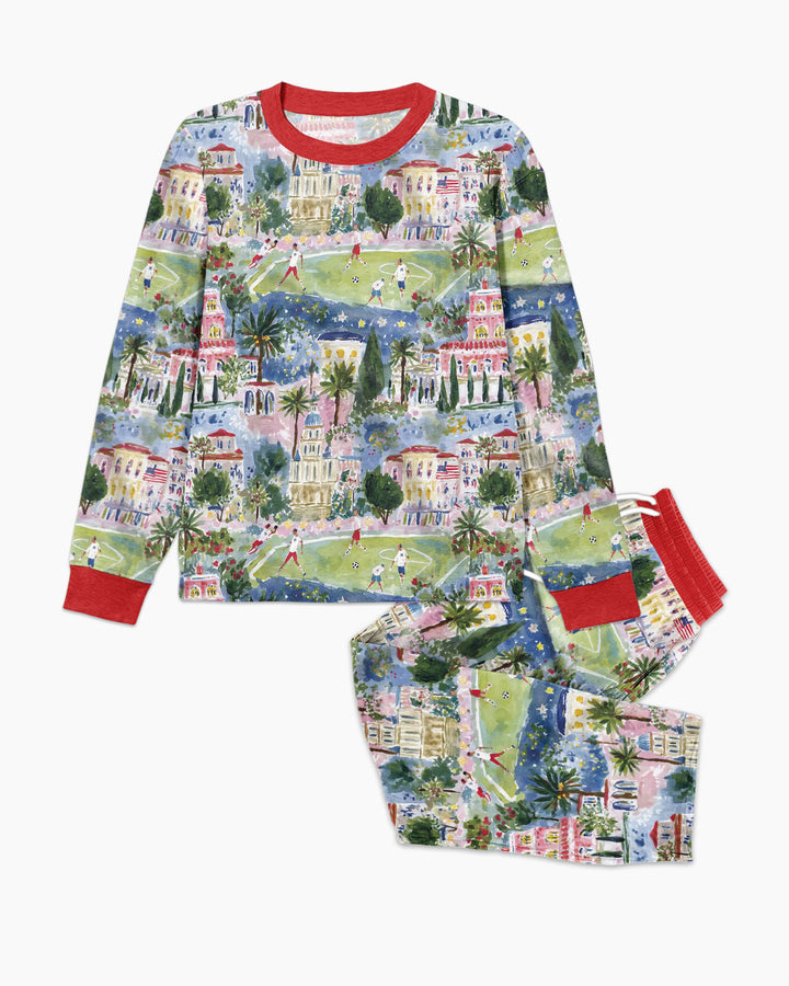 Soccer Tour 2026 Bamboo Men's Pajama Set