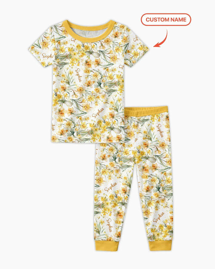 Zweiteiliges, kurzärmliges Pyjama-Set mit Marienkäfern