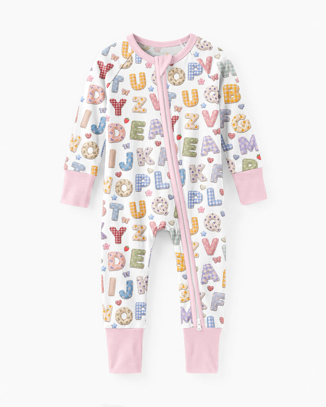 Fabric Alphabet Letters Bamboo Convertible Zippy