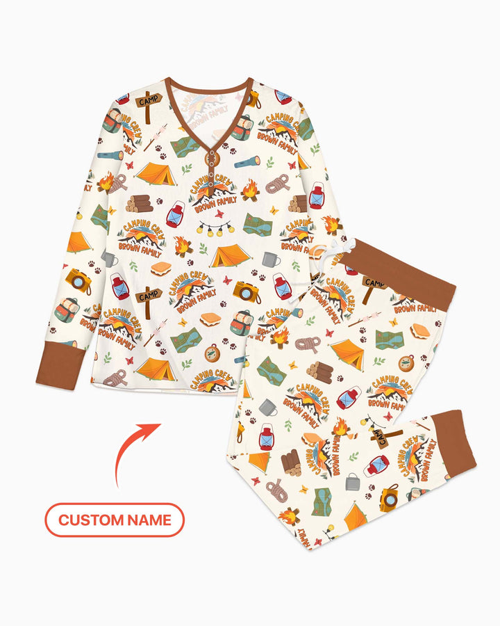 Vorlage Bambus Damen Pyjama Set