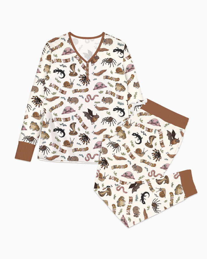 Vorlage Bambus Damen Pyjama Set
