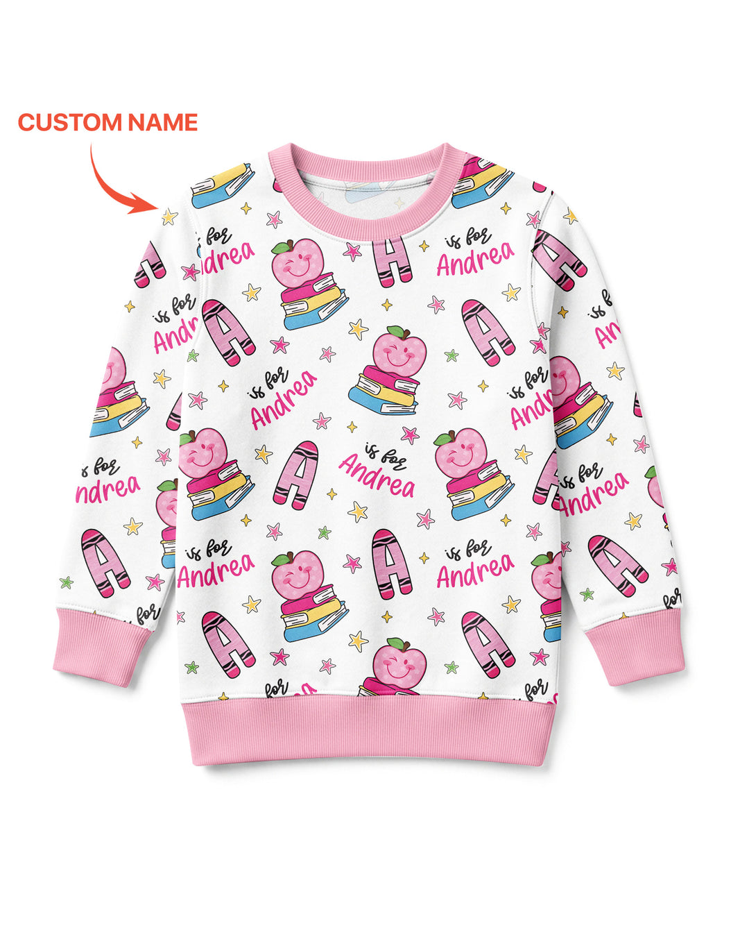 Custom Template Bambus-Rundhals-Sweatshirt