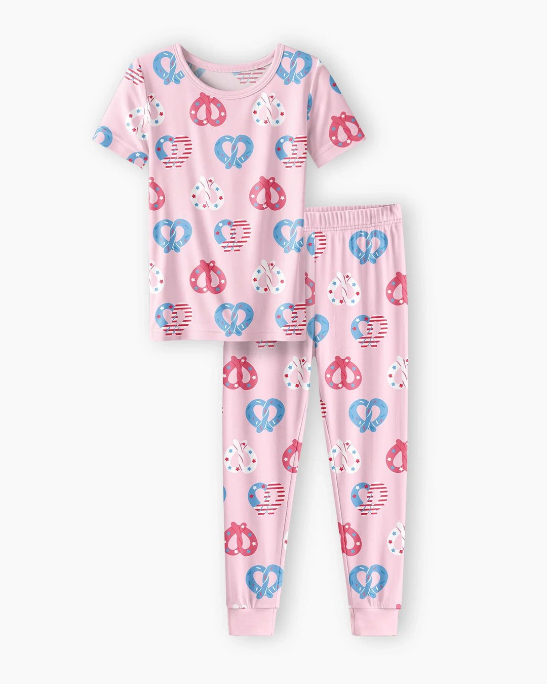 Zweiteiliges, kurzärmliges Pyjama-Set mit Marienkäfern