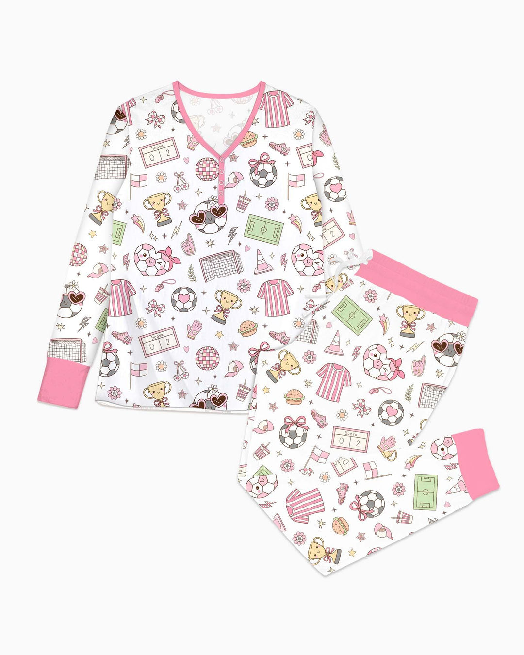 Vorlage Bambus Damen Pyjama Set