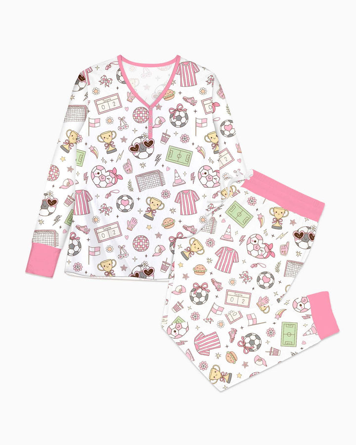 Vorlage Bambus Damen Pyjama Set