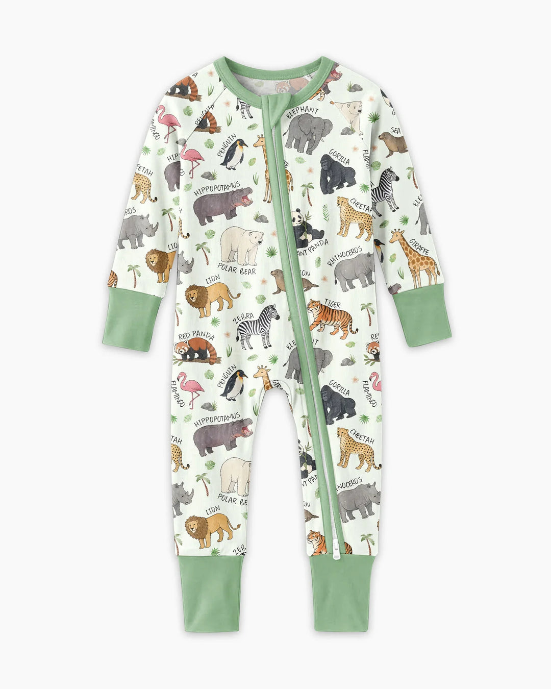 Safari Animals Bamboo Convertible Zippy