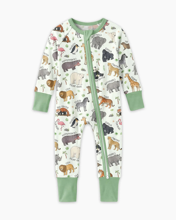 Safari Animals Bamboo Convertible Zippy