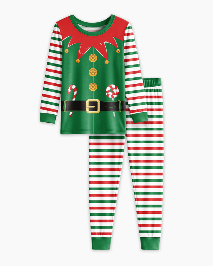 Cutest Little Elf Bamboo Two Piece Long Sleeve Pajama Set