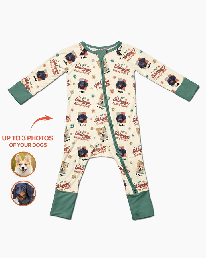 Gerippte Babykleidung mit individuellem Foto - Weich &amp; Skizzenhaft