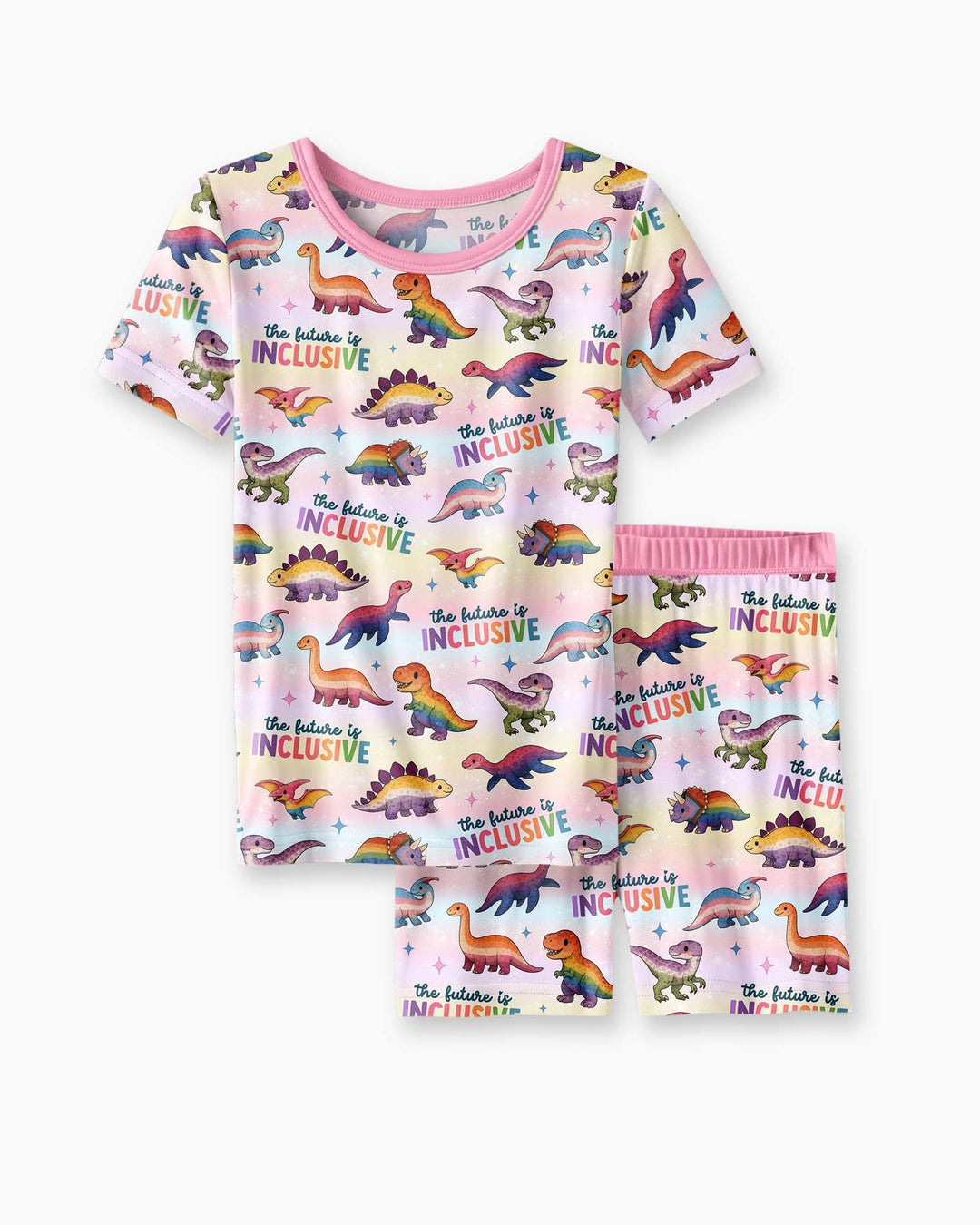 Schlafanzug-Set zweiteilig, kurze Ärmel, kurze Hose, Bambus