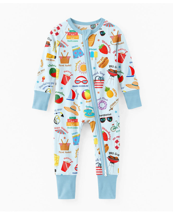 Gerippte Babykleidung mit individuellem Foto - Weich &amp; Skizzenhaft
