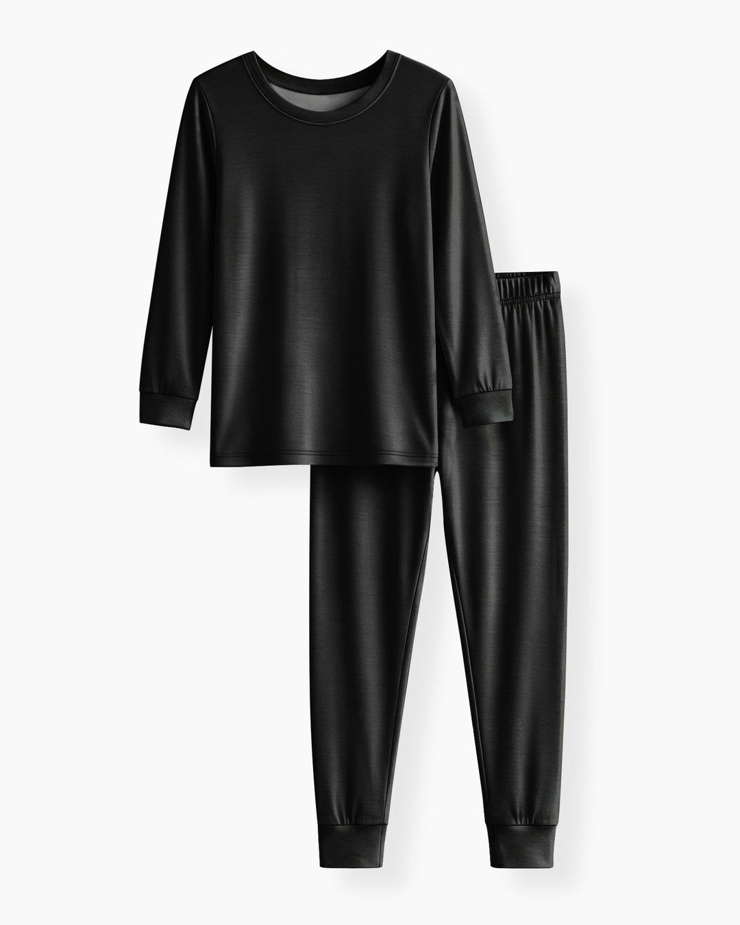 Black Bamboo Two Piece Pajama Set