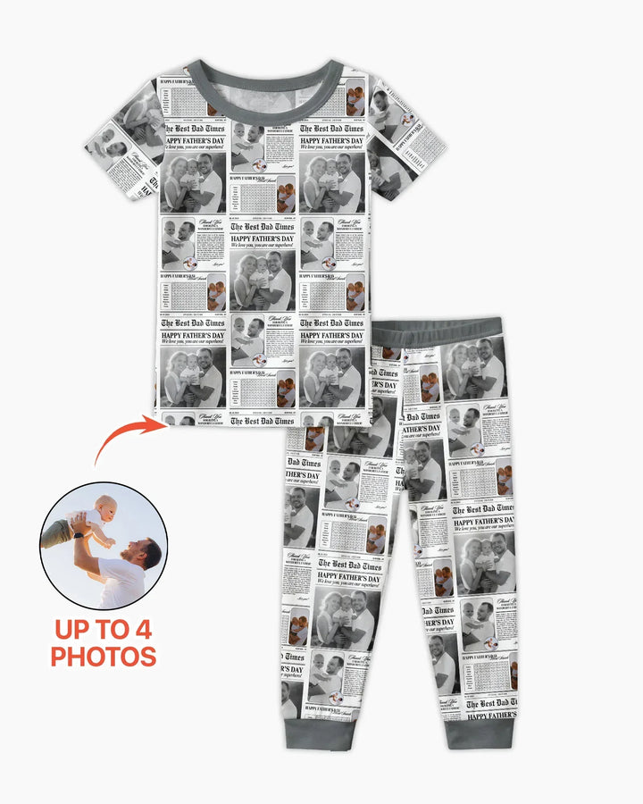 Zweiteiliges, kurzärmliges Pyjama-Set mit Marienkäfern