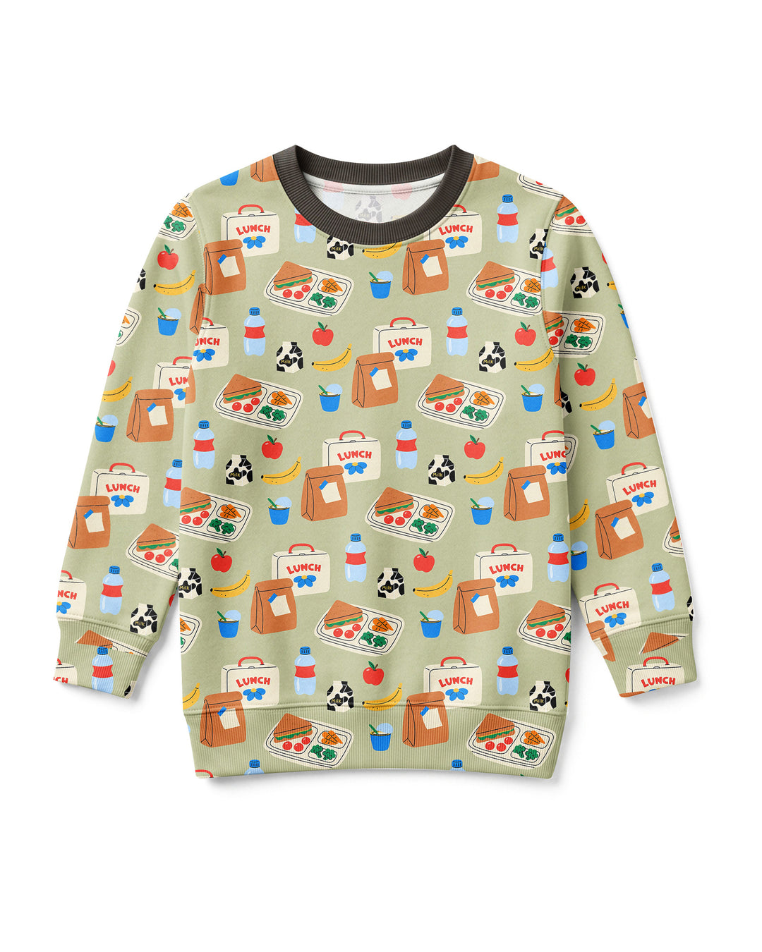 Template Damen-Rundhals-Sweatshirt aus Bambus