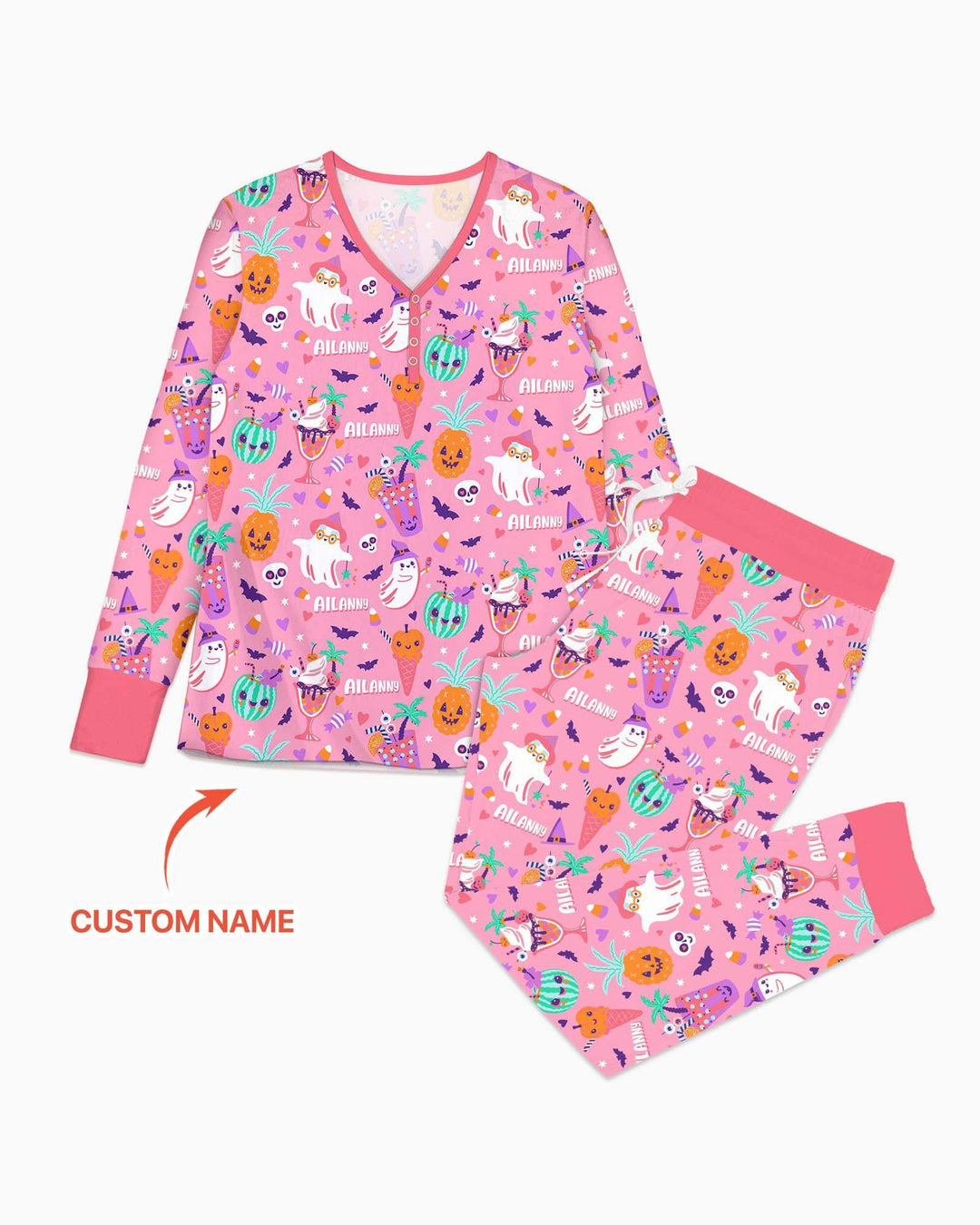 Vorlage Bambus Damen Pyjama Set