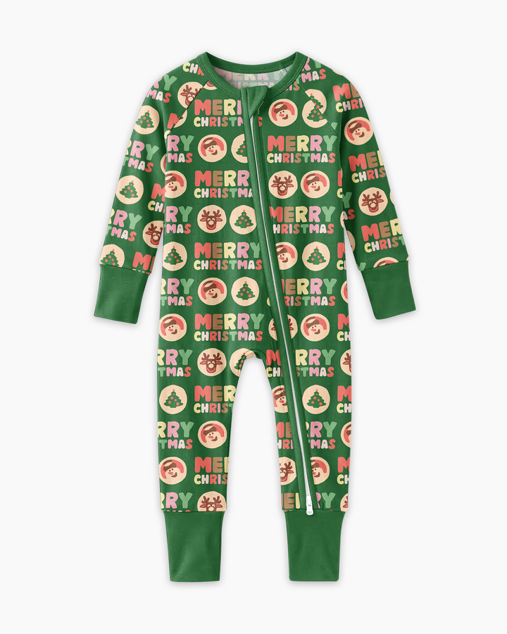 Merry Christmas Cookies Bamboo Convertible Zippy