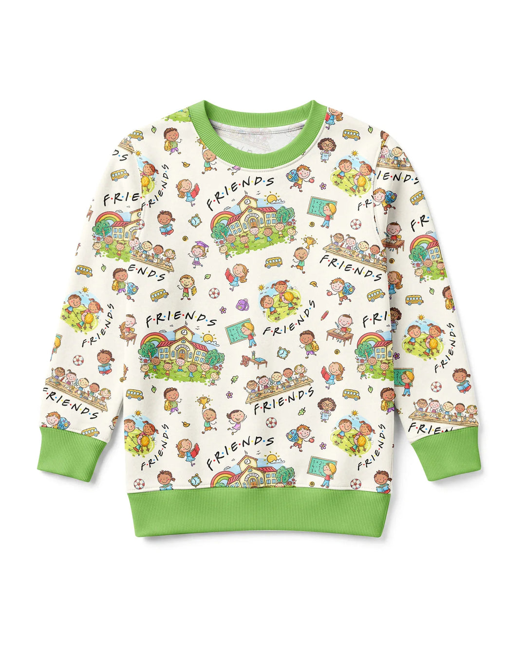 Sweatshirt mit Rundhalsausschnitt aus Bambusfaser