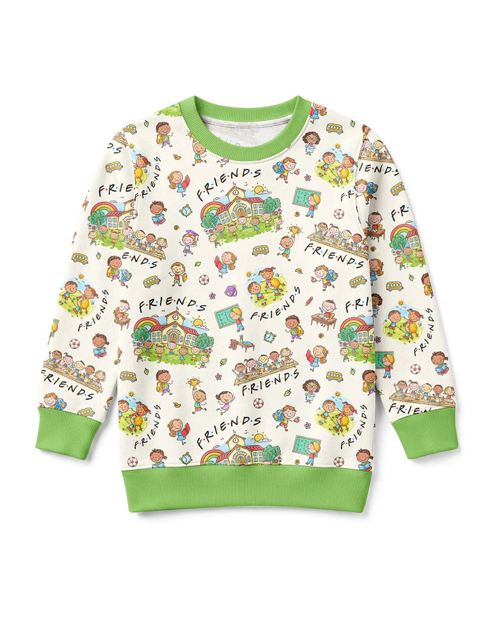 Sweatshirt mit Rundhalsausschnitt aus Bambusfaser