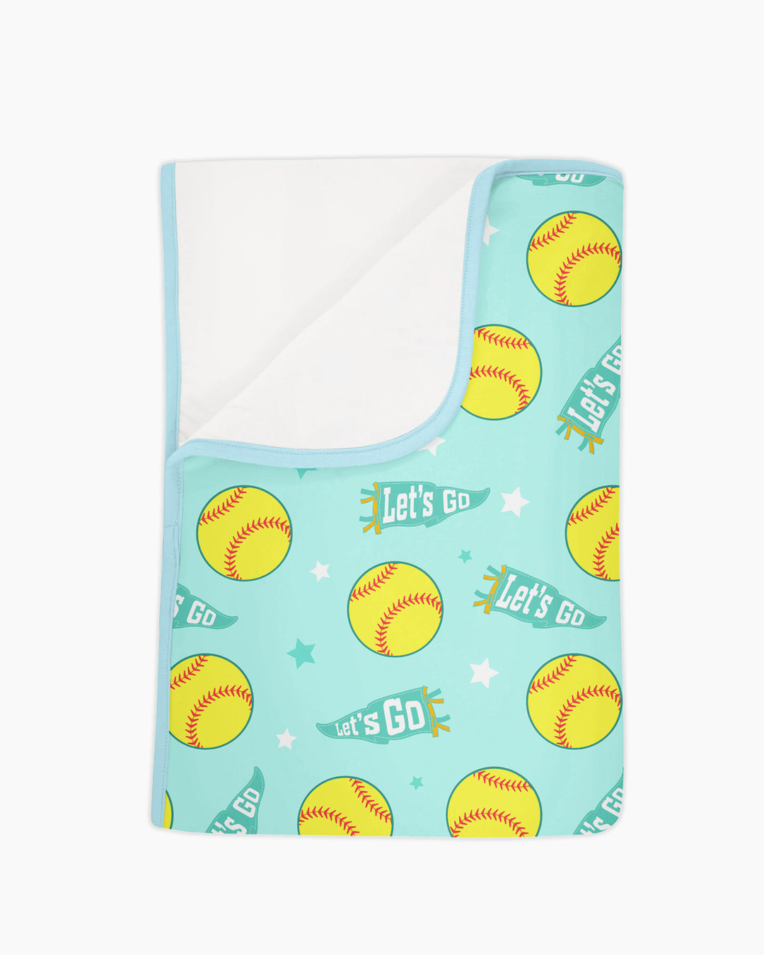 Softball Lovers Bamboo Blanket