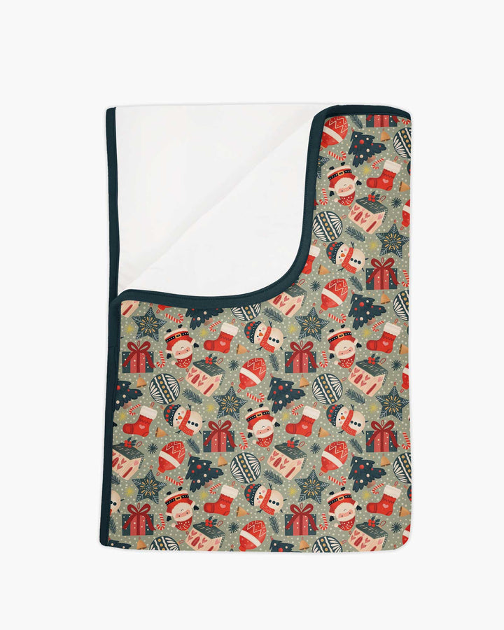 Christmas Ornaments Bamboo Blanket