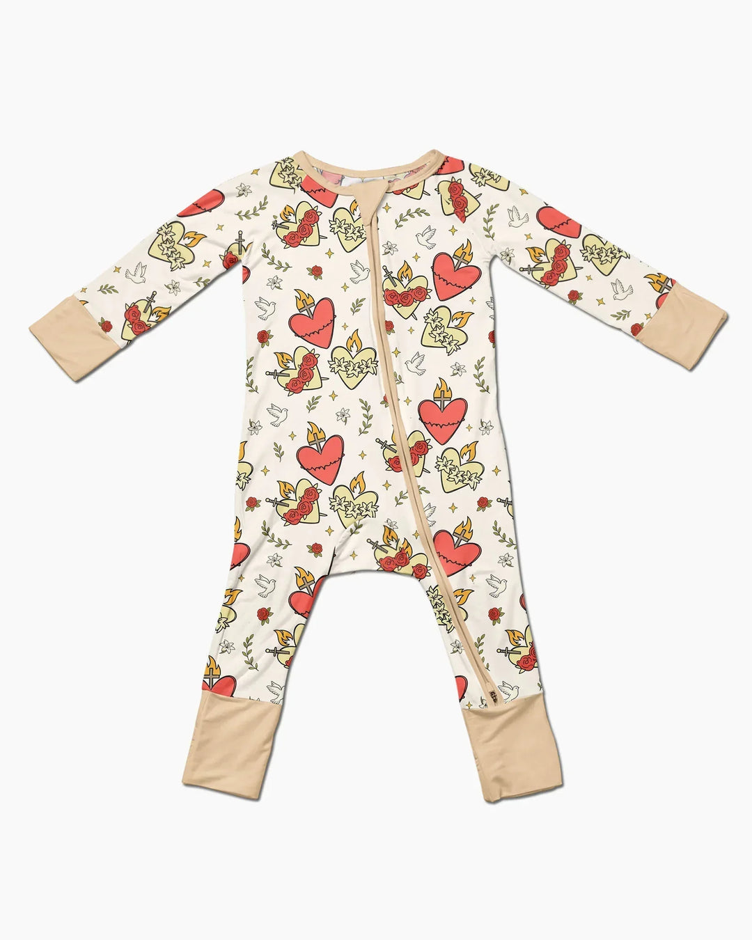 Three Sacred Hearts Bamboo Convertible Zippy