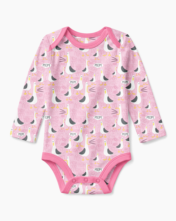 Gerippte Babykleidung mit individuellem Foto - Weich &amp; Skizzenhaft