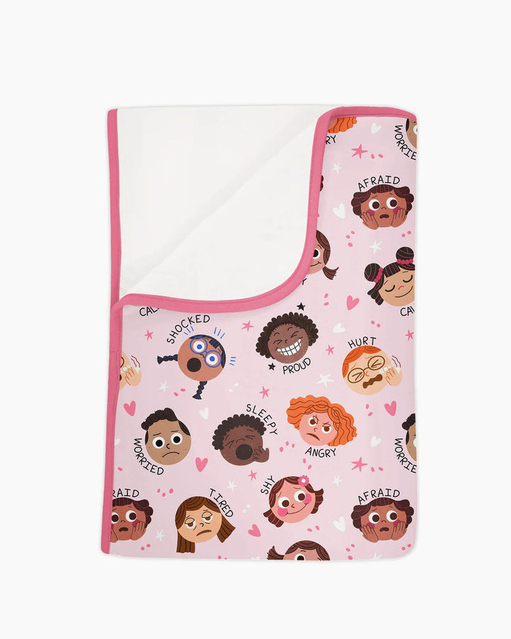 Feelings Vocabulary Bamboo Blanket