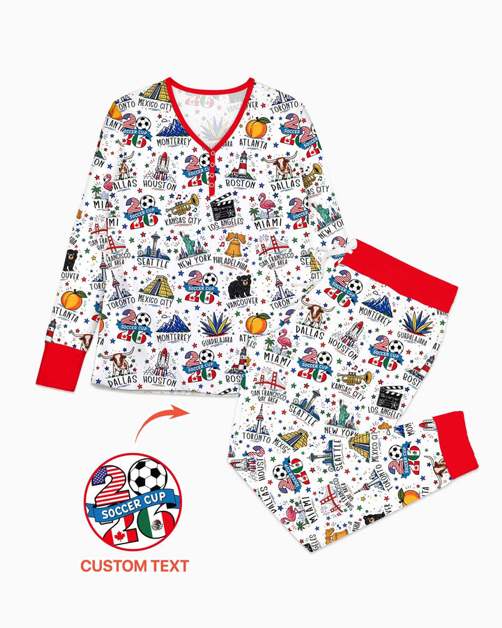 Vorlage Bambus Damen Pyjama Set