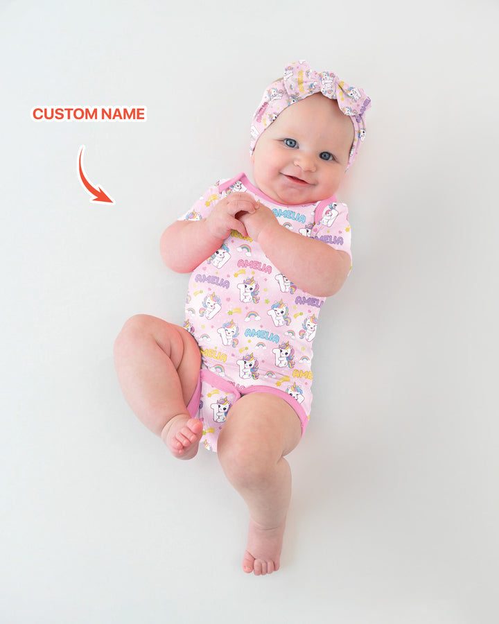 Gerippte Babykleidung mit individuellem Foto - Weich &amp; Skizzenhaft