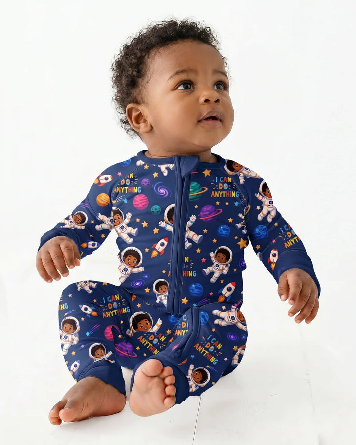 Gerippte Babykleidung mit individuellem Foto - Weich &amp; Skizzenhaft