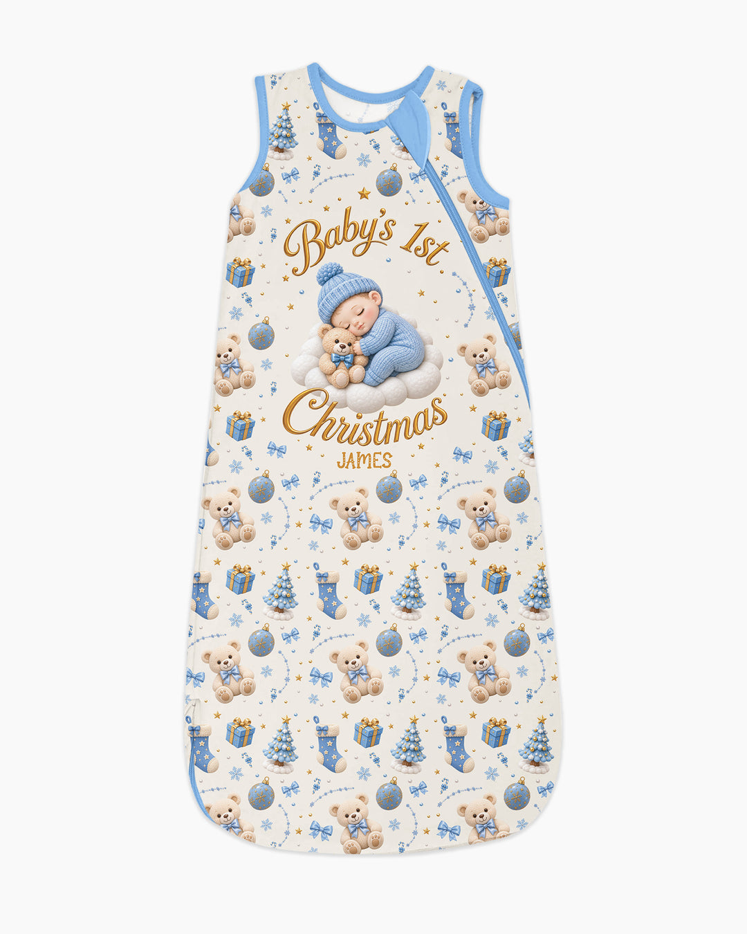 Baby First Christmas Bamboo Sleep Bag