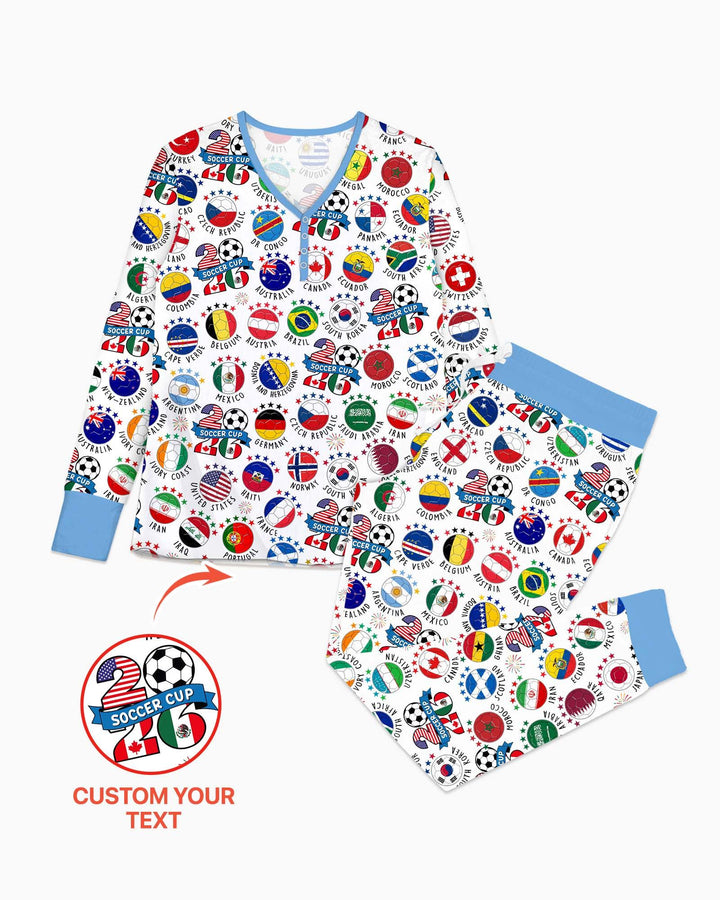 Vorlage Bambus Damen Pyjama Set