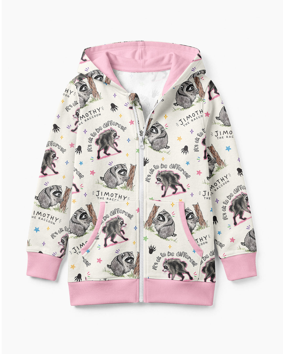It's Okay to be Jimothy Bamboo Zip Hoodie