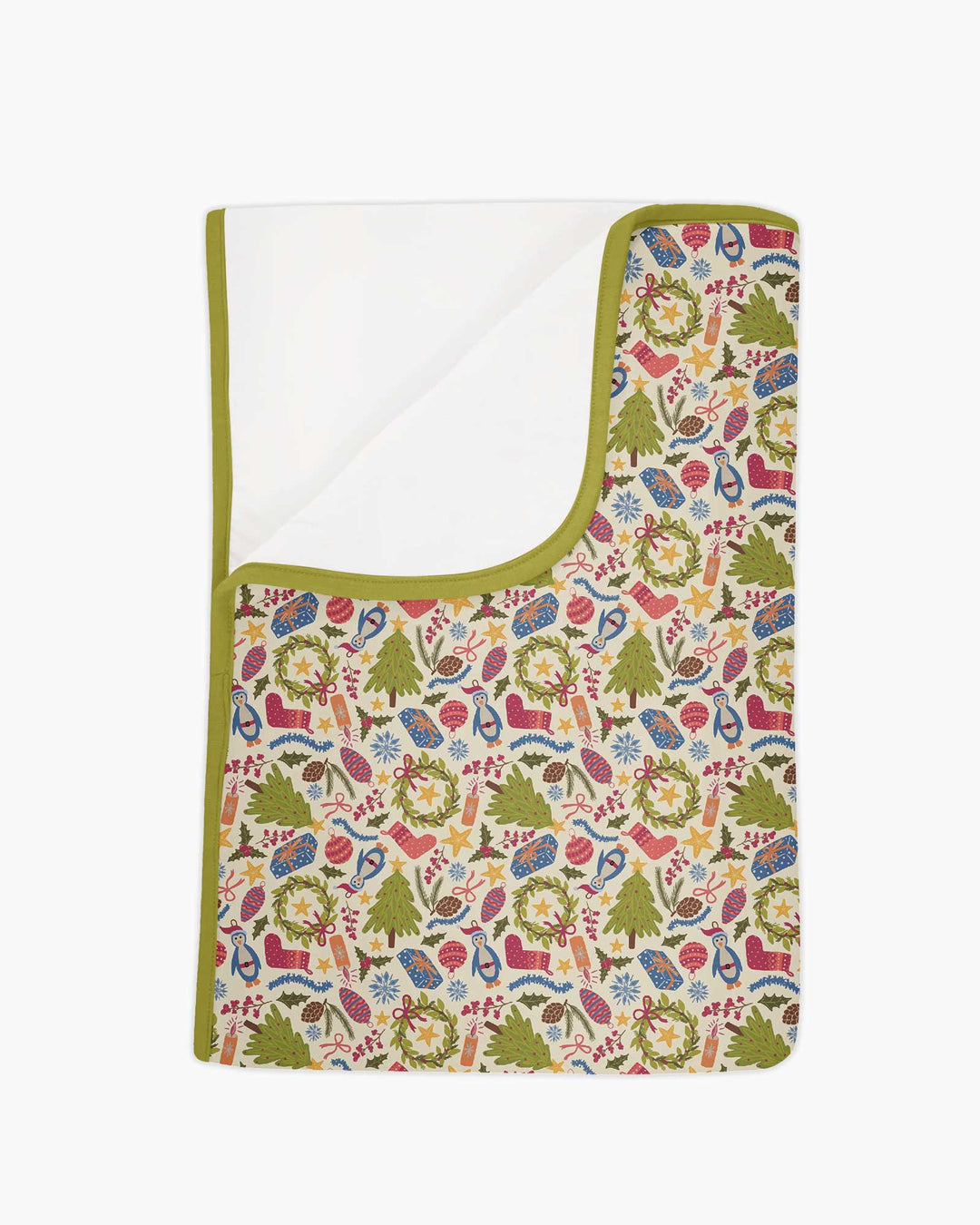 All Over Christmas Fun Bamboo Blanket
