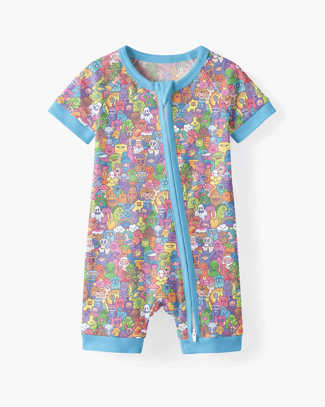Doodle Characters Pastel Bamboo Shorty Zippy