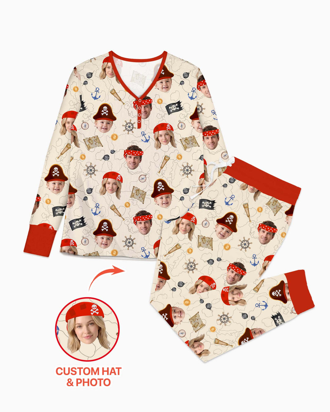 Vorlage Bambus Damen Pyjama Set