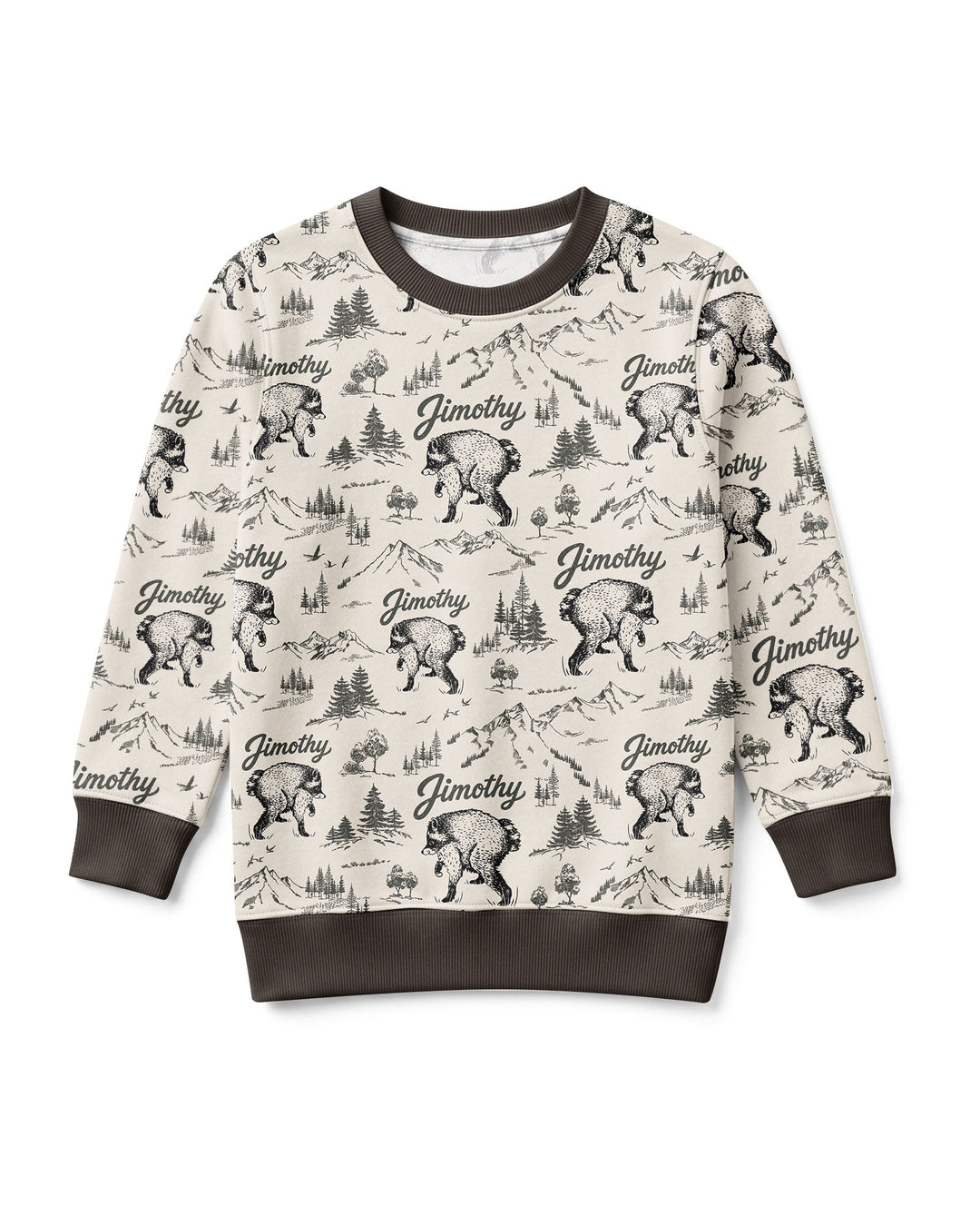 Sweatshirt mit Rundhalsausschnitt aus Bambusfaser