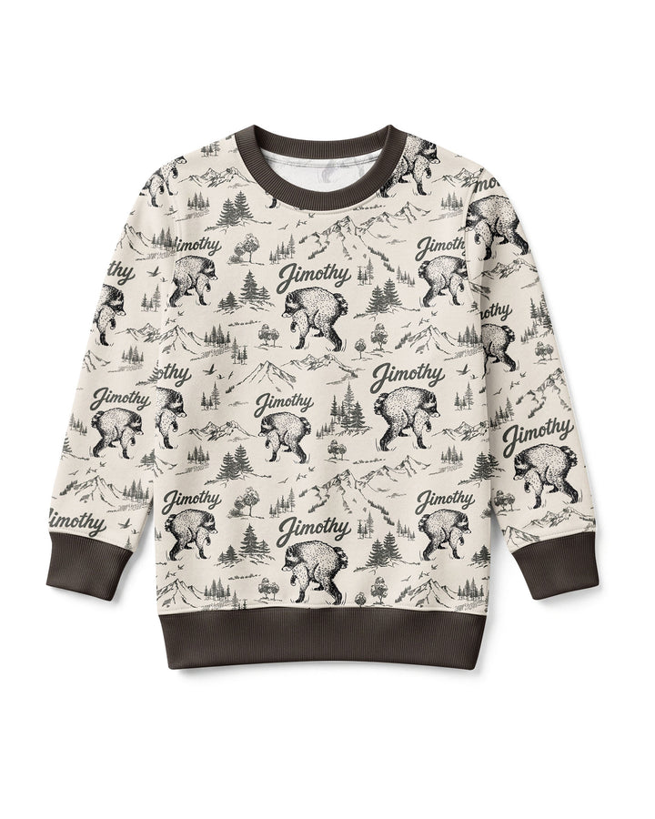Sweatshirt mit Rundhalsausschnitt aus Bambusfaser