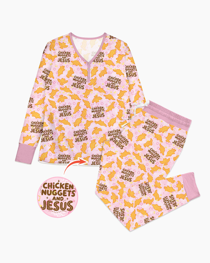 Vorlage Bambus Damen Pyjama Set